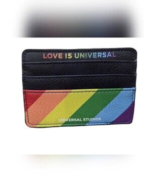 Universal Studios Love is Universal Pride Card Holder Wallet NEW